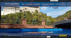 Desktop Screenshot of hotel-karlstejn.cz